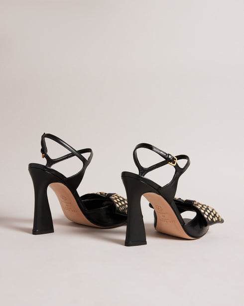 <P>Studded Bow Sandal</P>